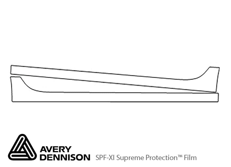 s7 Avery Dennison Clear Bra Door Cup Precut PPF Diagram