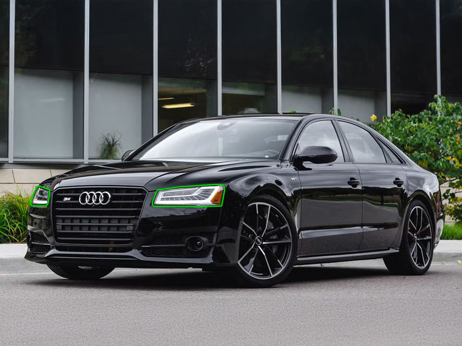 audi s8 2015-2018 Headlight Protection Installation Location