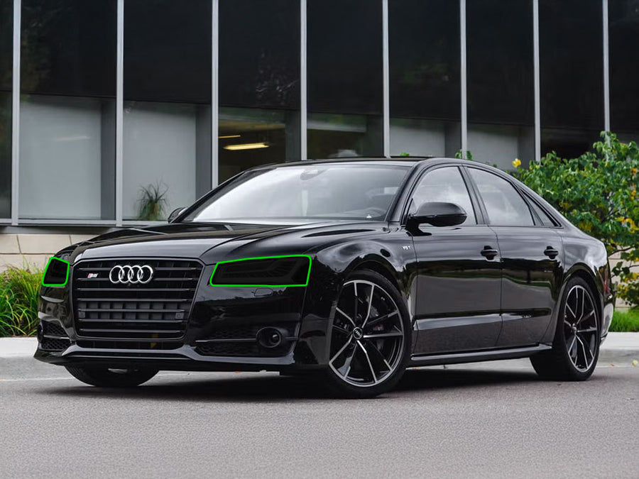 audi s8 2015-2018 Headlight Tint Location