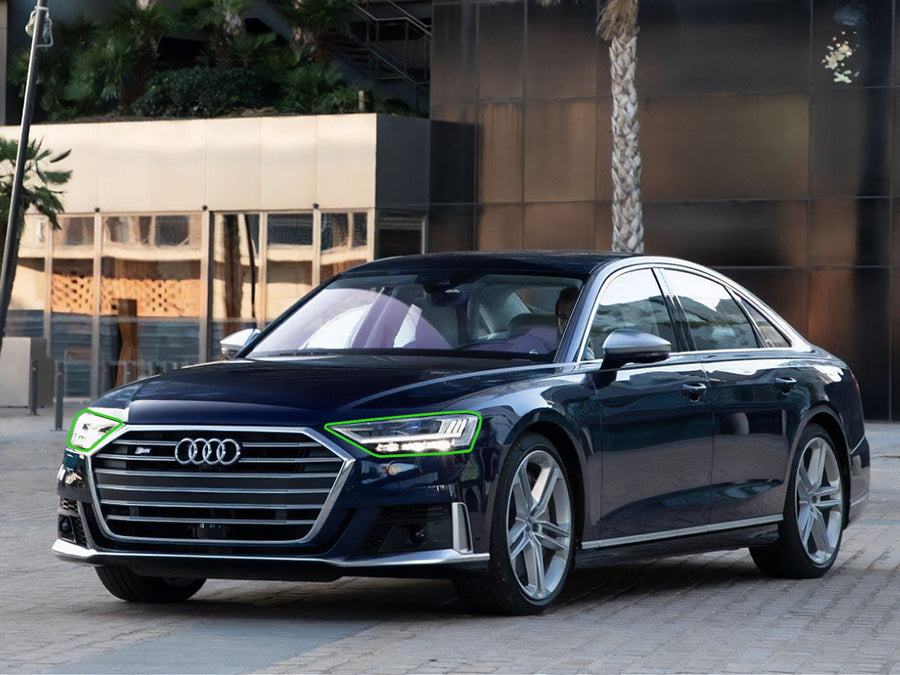 audi s8 2020-2021 Headlight Protection Installation Location