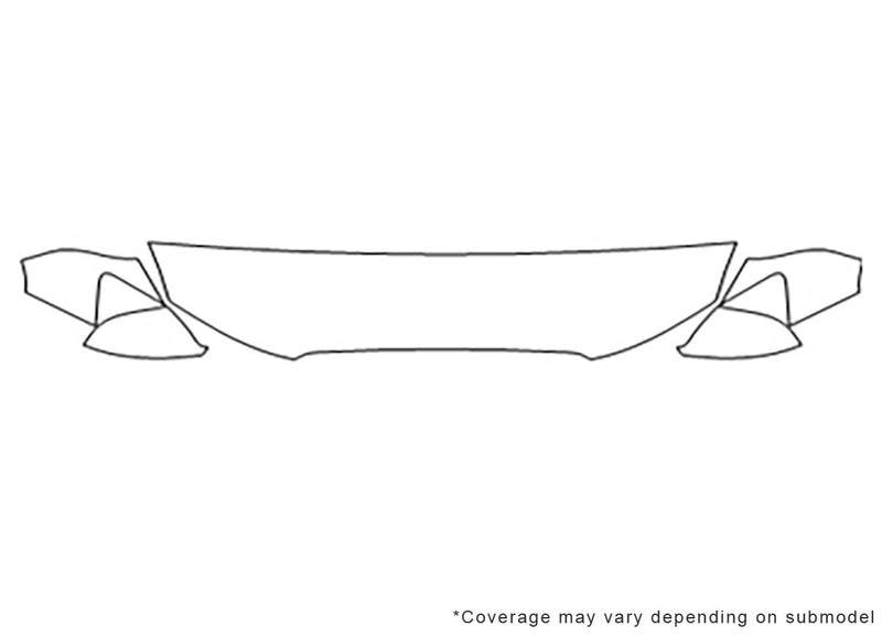 sq5 Avery Dennison Clear Bra Hood Precut PPF Diagram