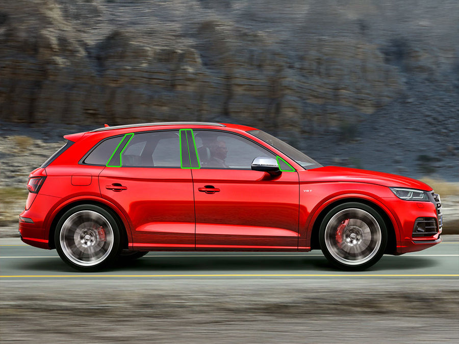 audi sq5 2014-2017 Pillar Post Trim Installation Location