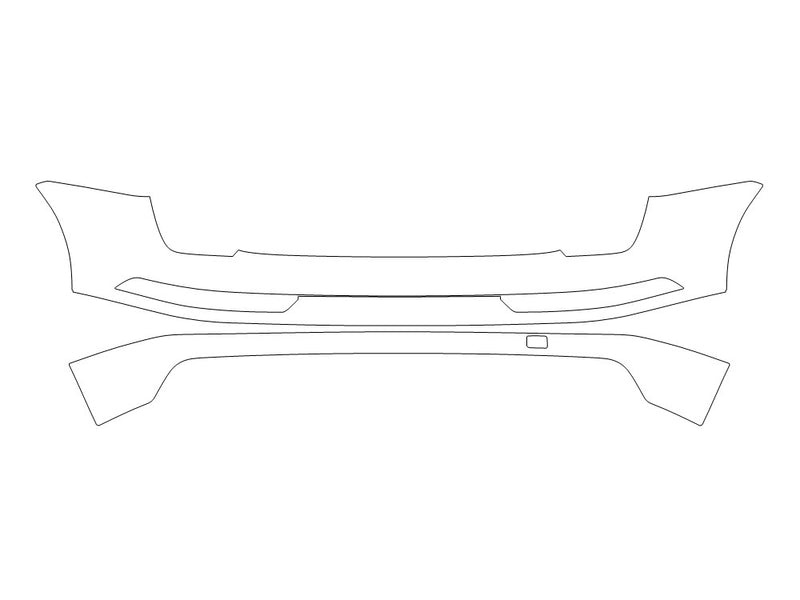 sq5 3M Clear Bra Door Cup Precut PPF Diagram