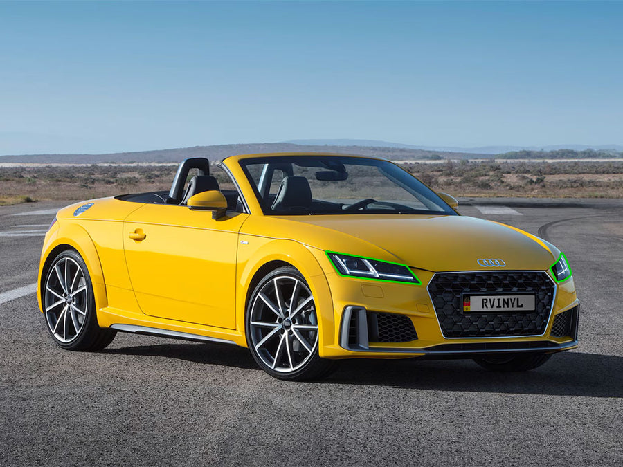 audi tt 2016-2023 Headlight Protection Installation Location