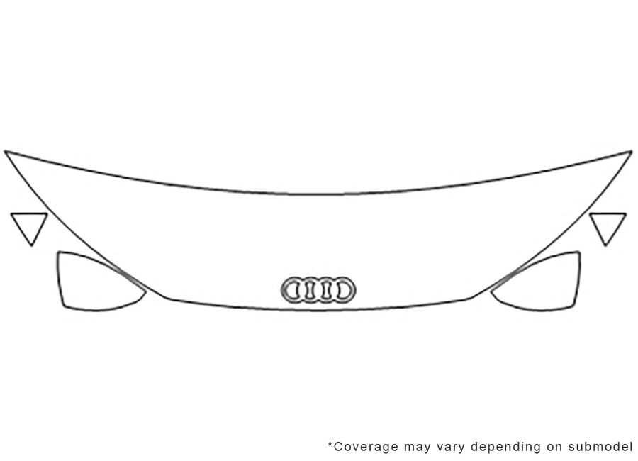 tt Avery Dennison Clear Bra Hood Precut PPF Diagram