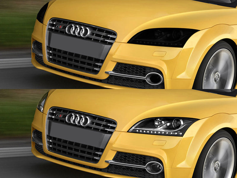 audi tts 2009-2015 Headlight Tint Appearance