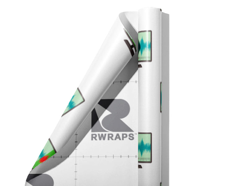 Audio Editing Technology Wrap Film Sheets~Rwraps Series 914 Audio Editing Technology Scrolled Sheet~4