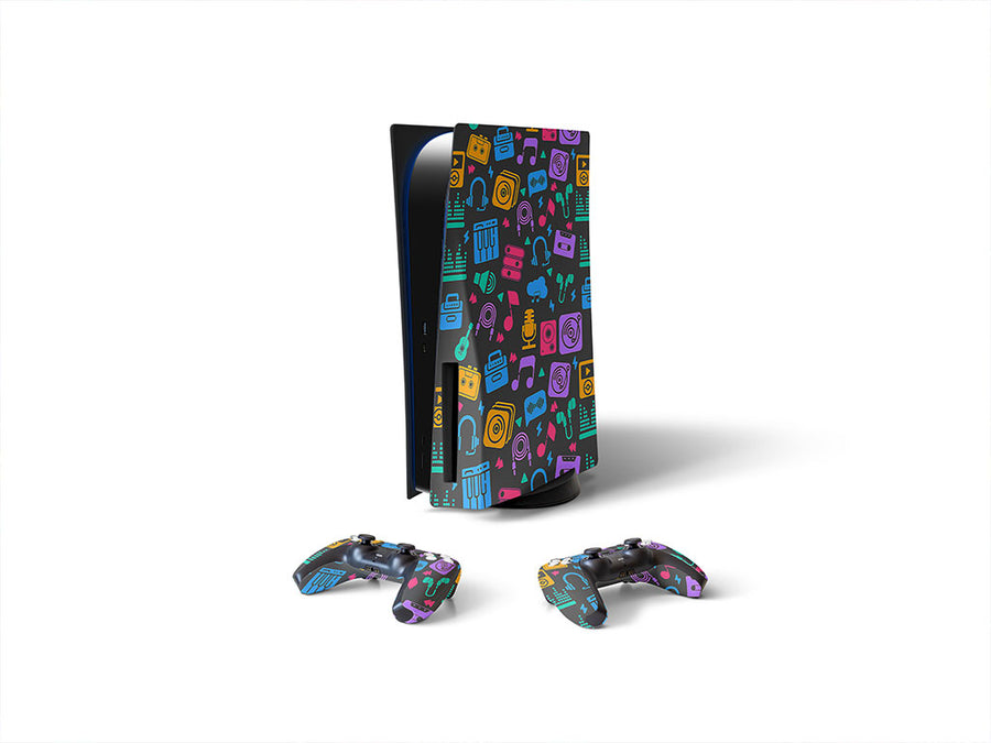 audio input music Sony PS5 DIY Skin