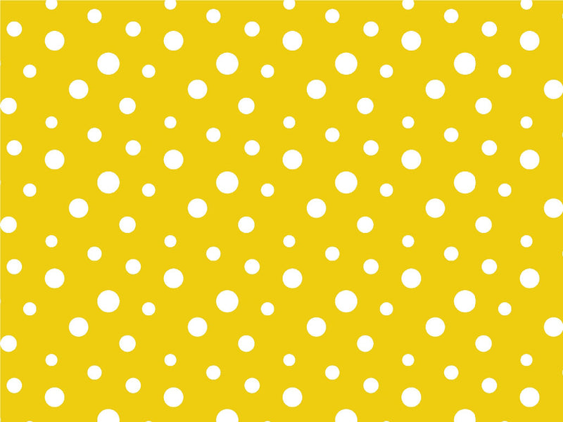 Aureolin Yellow Polka Dot Vinyl Wrap Pattern~Rwraps Series 914 Digitally Printed Vinyl Wrap~0