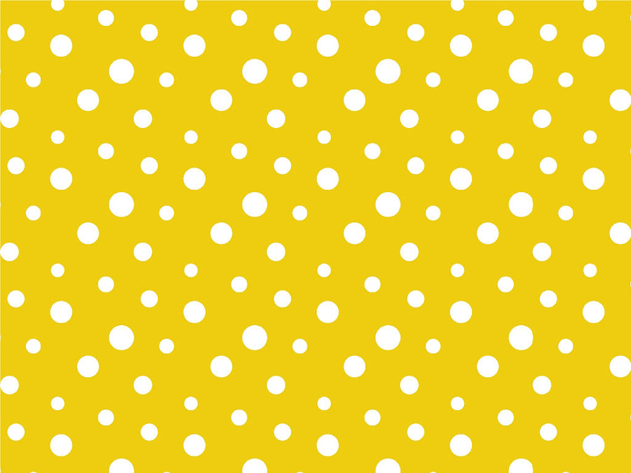 Aureolin Yellow Polka Dot Vinyl Wrap Pattern~Rwraps Series 914 Digitally Printed Vinyl Wrap~0