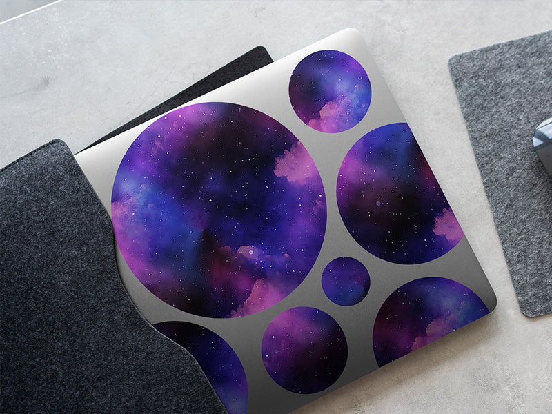 aurora borealis galaxy DIY Laptop Stickers