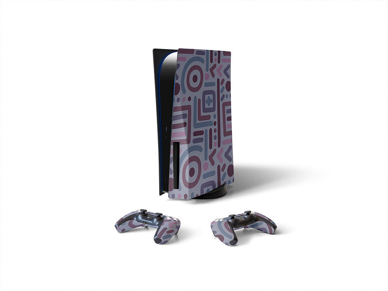 austere principe abstract geometric Sony PS5 DIY Skin