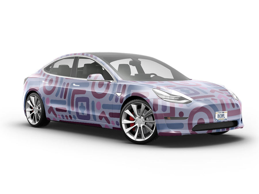 Austere Principe Abstract Vehicle Vinyl Wrap