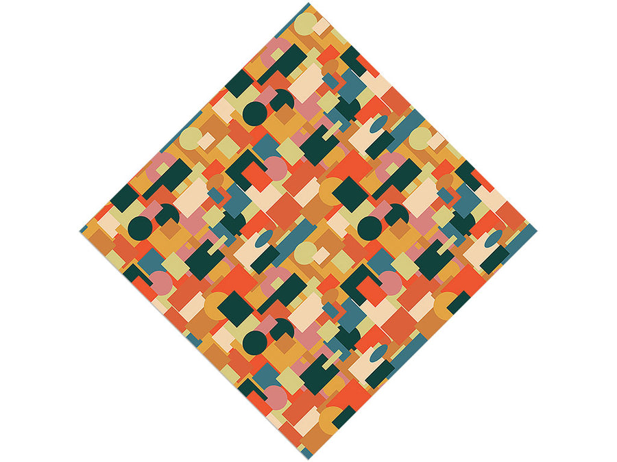 Autumn Abstractions Mosaic Vinyl Wrap Pattern