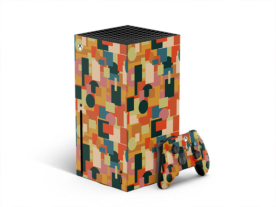 autumn abstractions mosaic XBOX DIY Decal