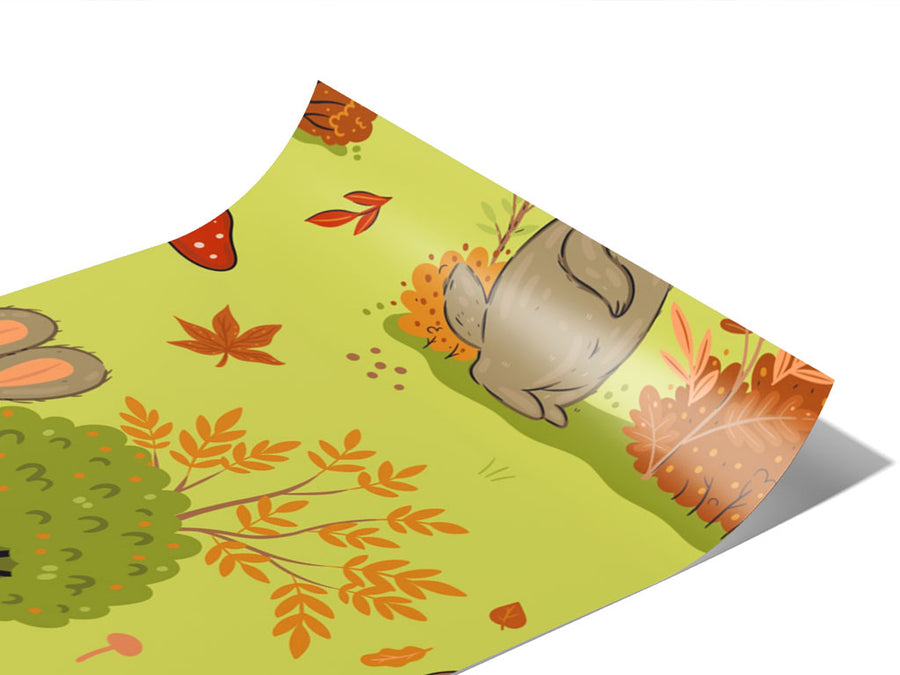 Autumn Foraging Animal Vinyl Wraps~Rwraps Series 914 Digitally Printed Vinyl Wrap~0