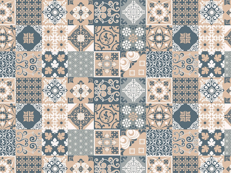 Autumn Past Tile Vinyl Wrap Pattern~Rwraps Series 914 Digitally Printed Vinyl Wrap~0