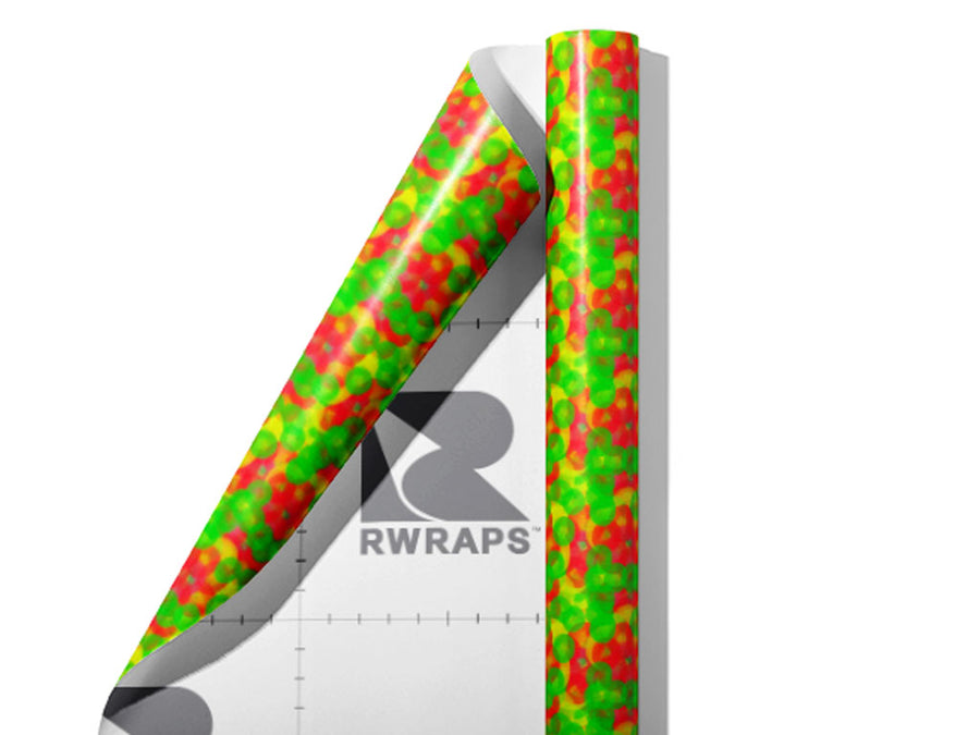 Autumn Spots Tie Dye Wrap Film Sheets~Rwraps Series 914 Autumn Spots Tie Dye Scrolled Sheet~3