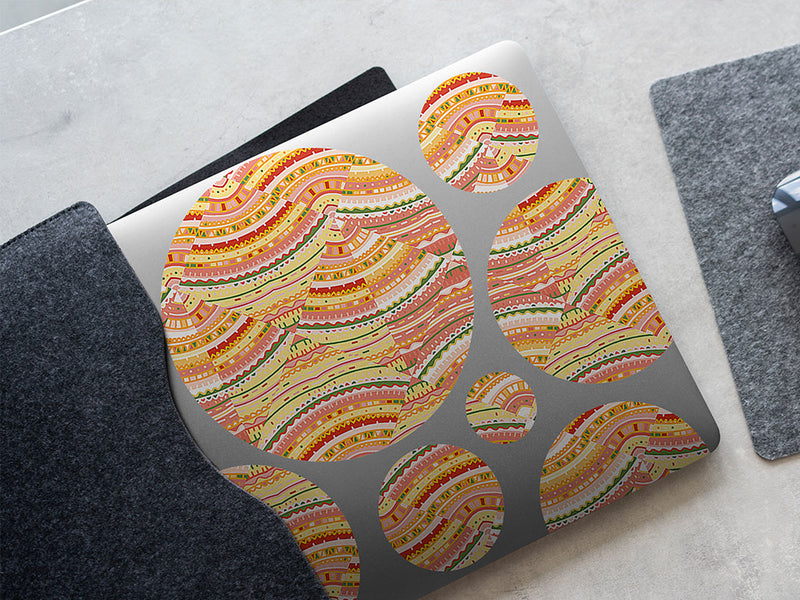 autumn spring art deco DIY Laptop Stickers