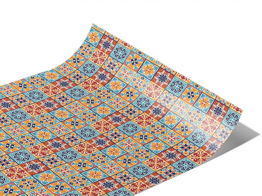 Autumn Tile Vinyl Wraps~Rwraps Series 914 Digitally Printed Vinyl Wrap~1