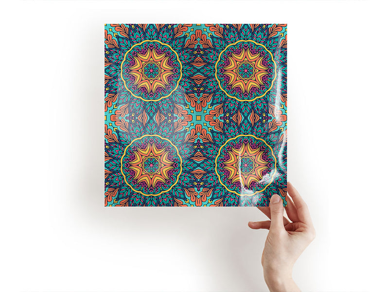 autumnal ferns mandala Craft Sheets