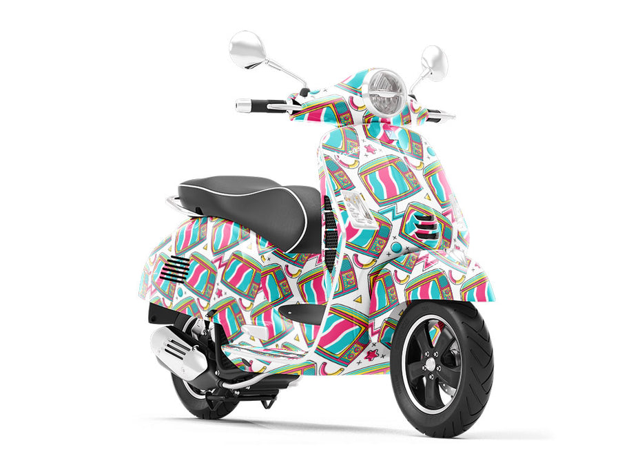 AV Input Gaming Vespa Scooter Wrap Film
