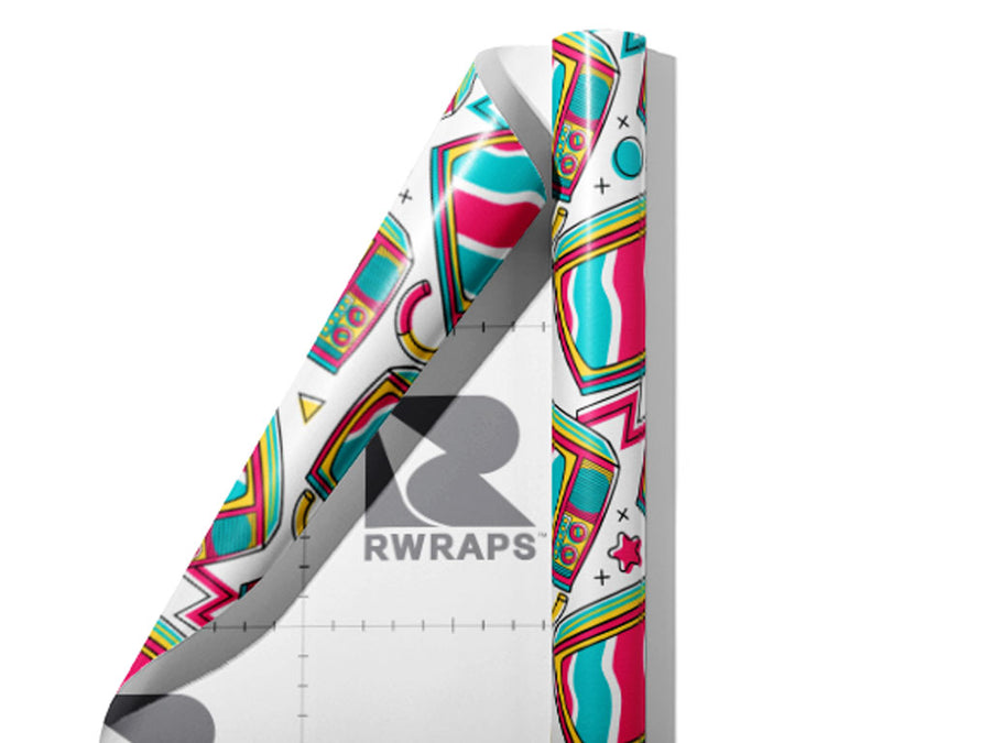 AV Input Gaming Wrap Film Sheets~Rwraps Series 914 AV Input Gaming Scrolled Sheet~3