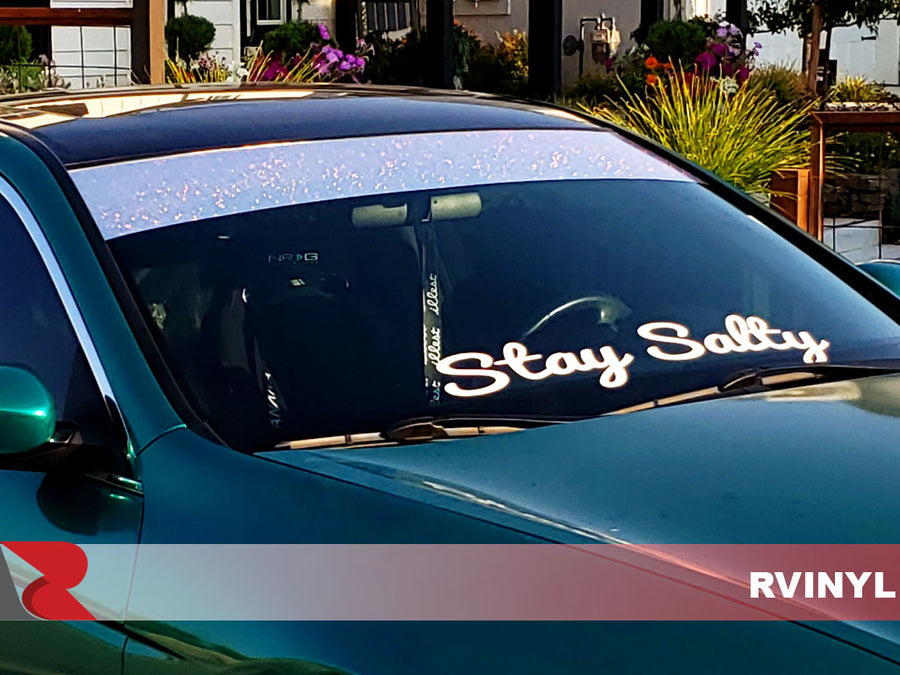 Avery™ SF100 Metalized Film Series - Confetti Windshield Visor Strip