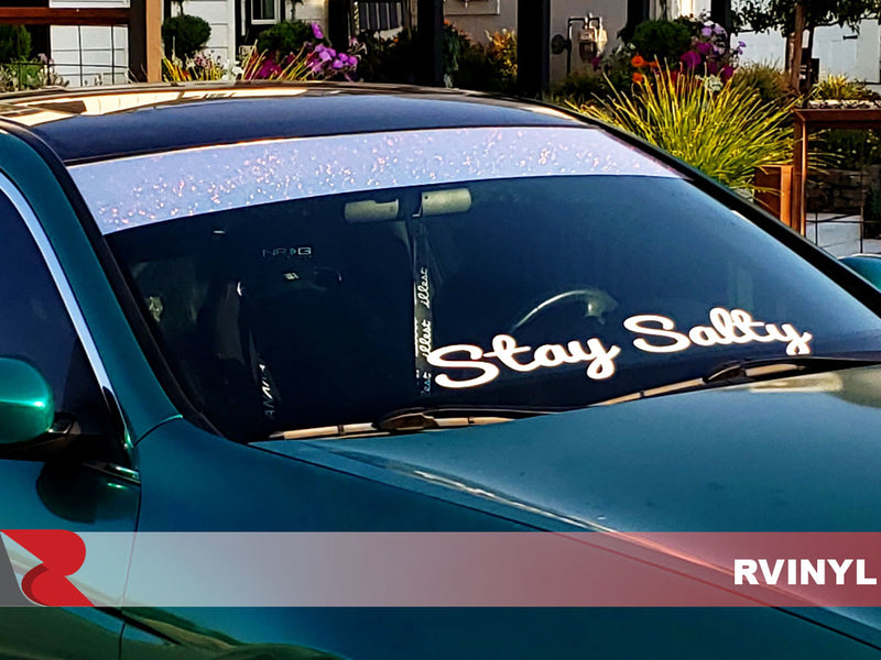 Avery™ SF100 Metalized Film Series - Confetti Windshield Visor Strip