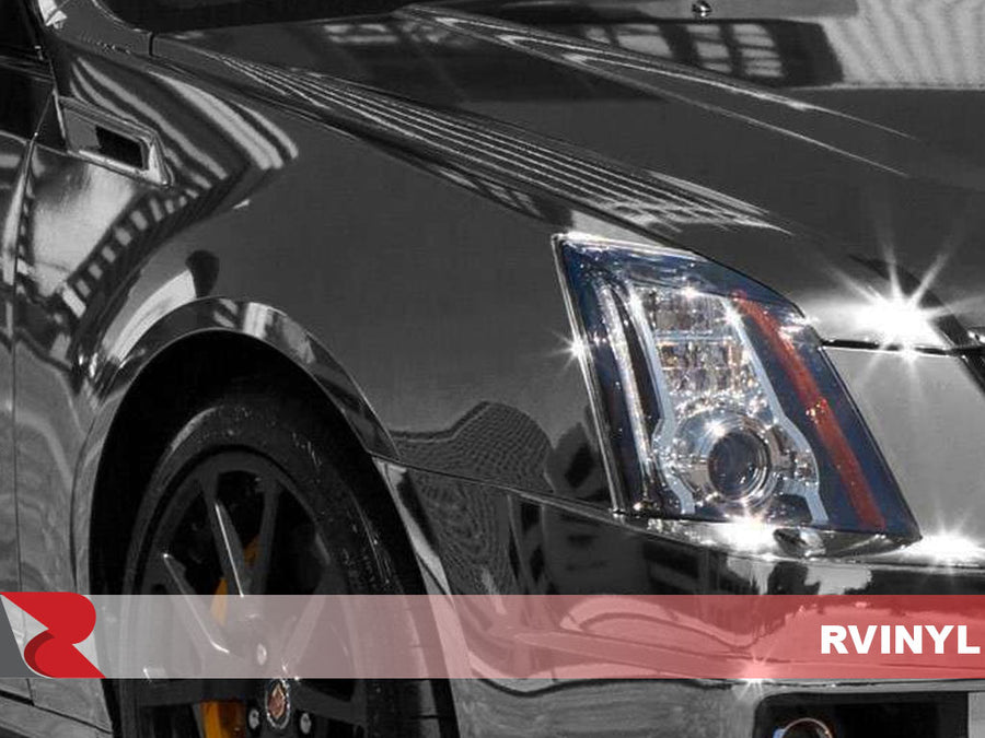 Avery Black Conform Chrome Wrapped Cadillac CTS