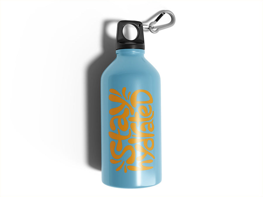 Avery HP750 Dark Yellow Water Bottle DIY Stickers