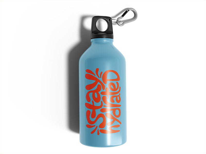 Avery HP750 Orange Pantone 21 C Water Bottle DIY Stickers