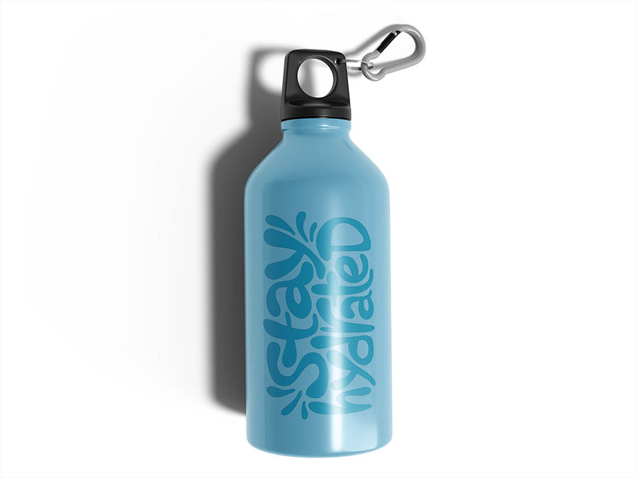 Avery HP750 Peacock Blue Water Bottle DIY Stickers