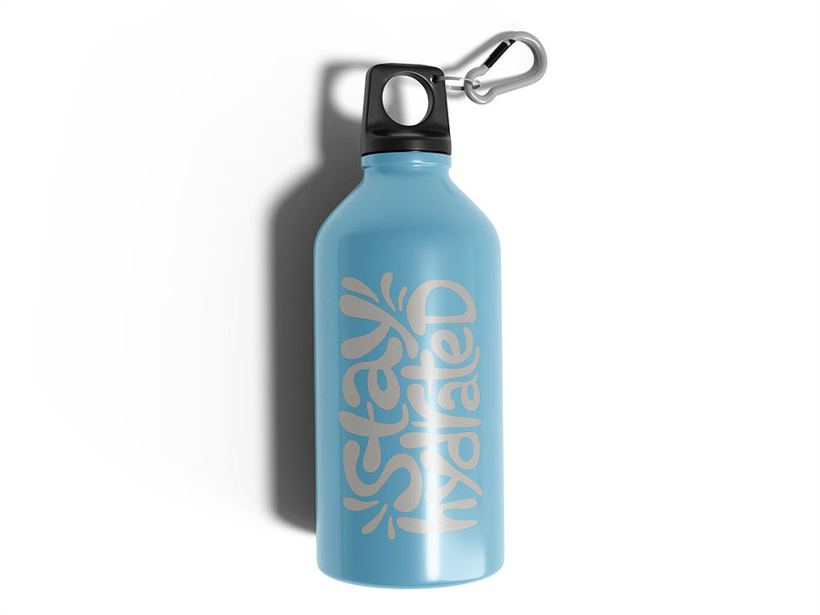 Avery HP750 Light Gray Water Bottle DIY Stickers