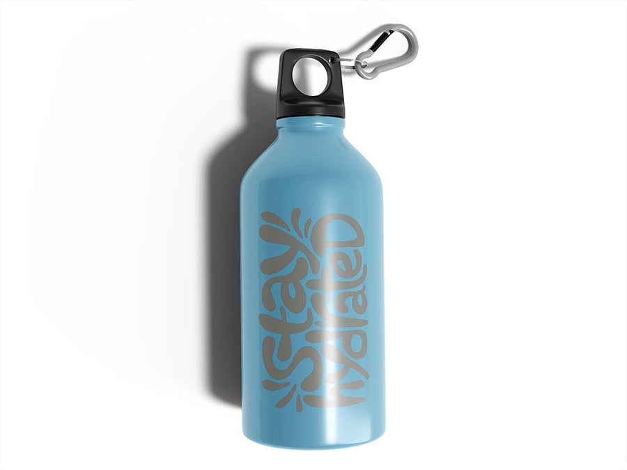 Avery HP750 Medium Gray Water Bottle DIY Stickers