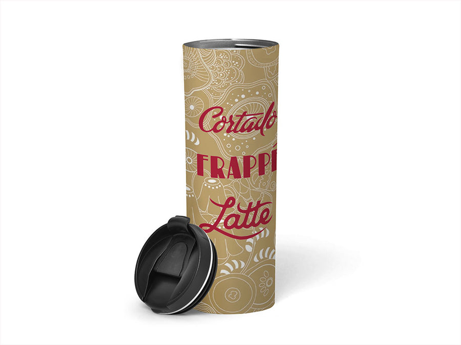 Avery SC950 Burgundy Opaque Water Bottle DIY Stickers