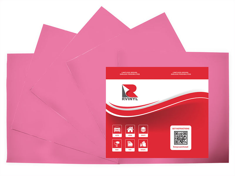 Avery SC950 Soft Pink Opaque Craft Vinyl Sheet Pack