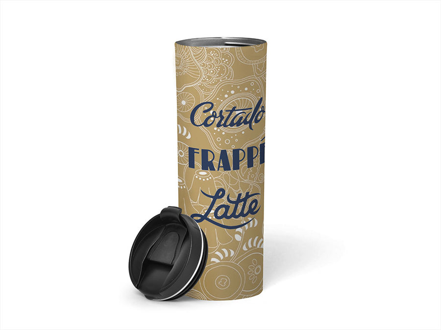 Avery SC950 Dark Blue Opaque Water Bottle DIY Stickers