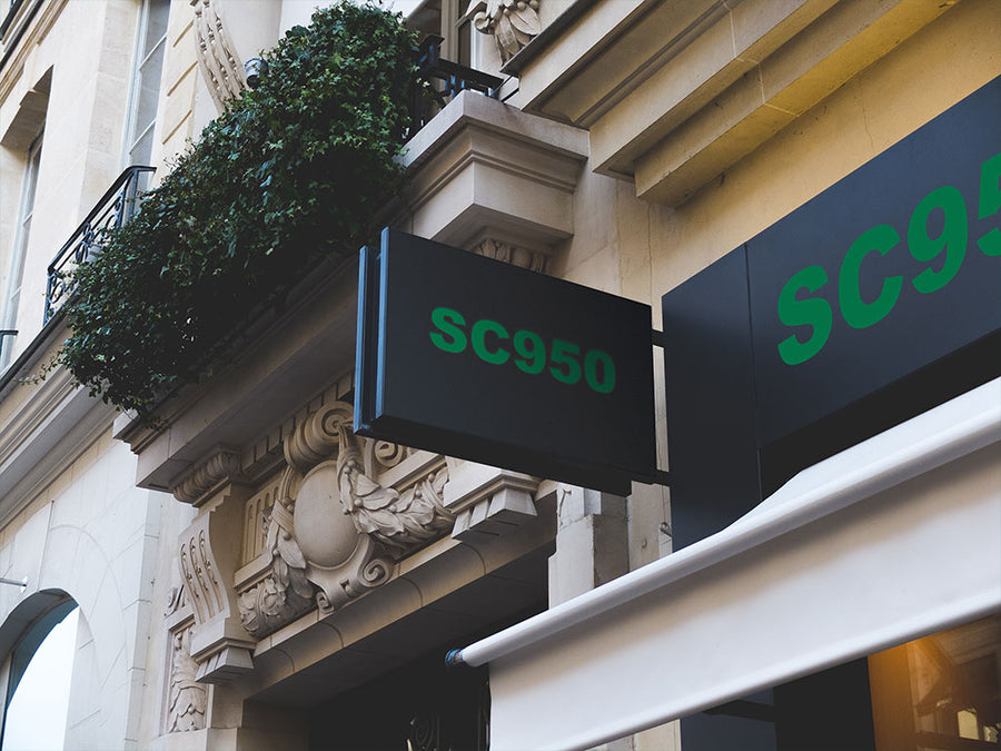 Avery SC950 Bright Green Vinyl Signs