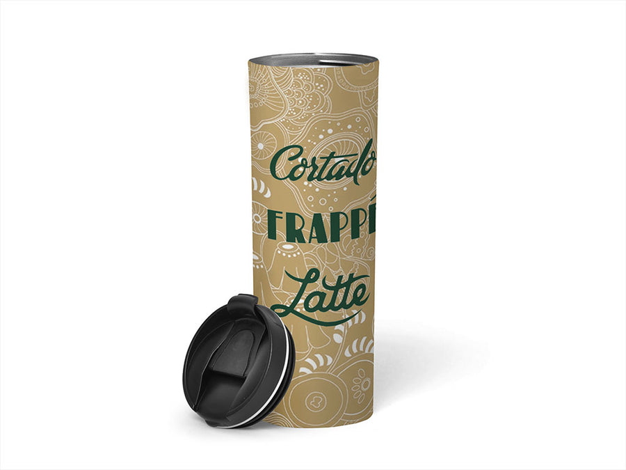 Avery SC950 Dark Green Opaque Water Bottle DIY Stickers