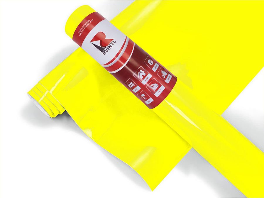Avery SF100 Yellow Fluorescent Craft Vinyl Roll