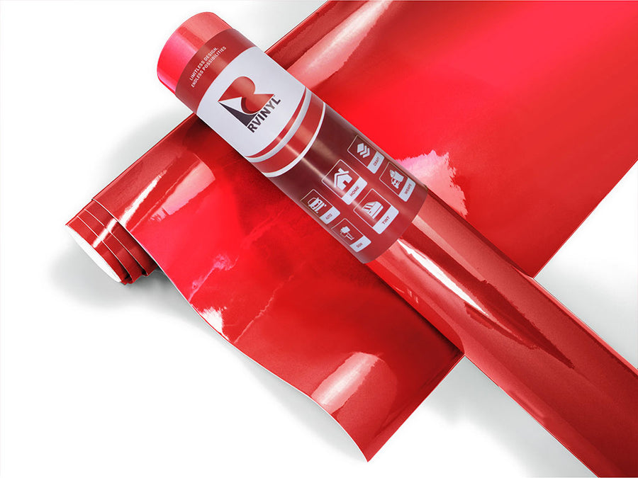 Avery Dennison SF 100 Red Chrome Snowmobile Wrap Color Film