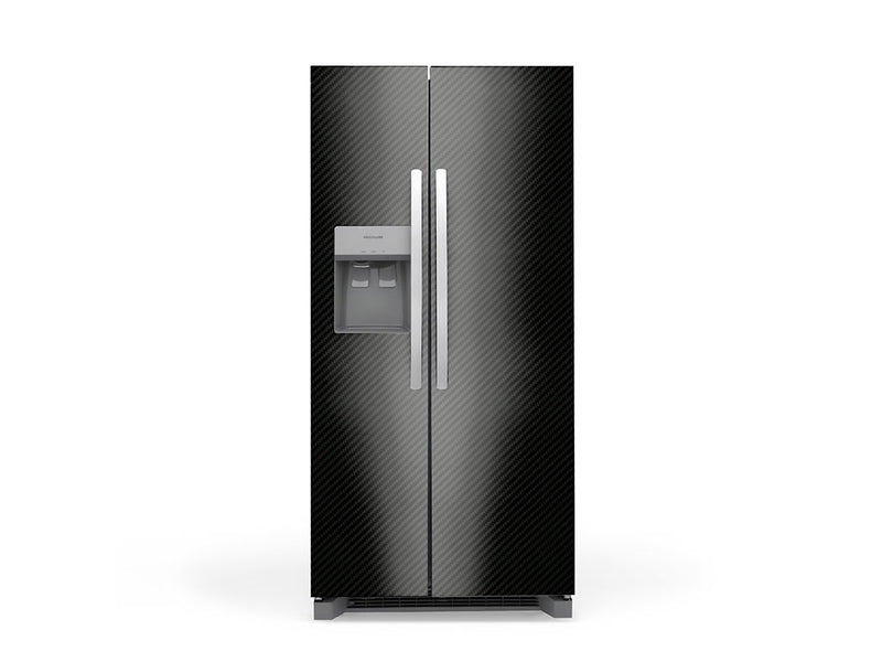 Avery Dennison™ SW900 Carbon Fiber Black Refrigerator Wraps