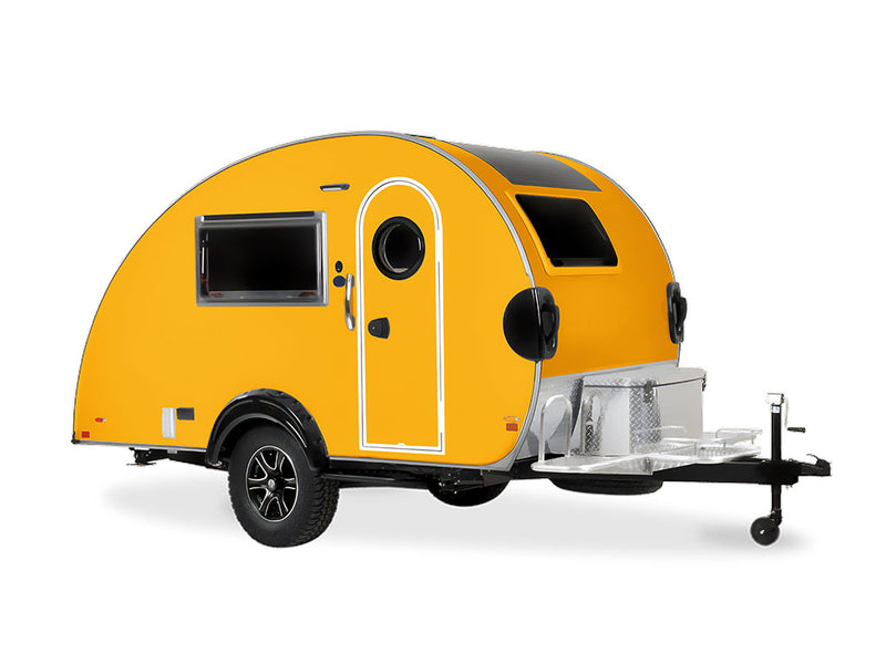 Avery Dennison SW900 Gloss Dark Yellow DIY Tear Drop Trailer Wraps