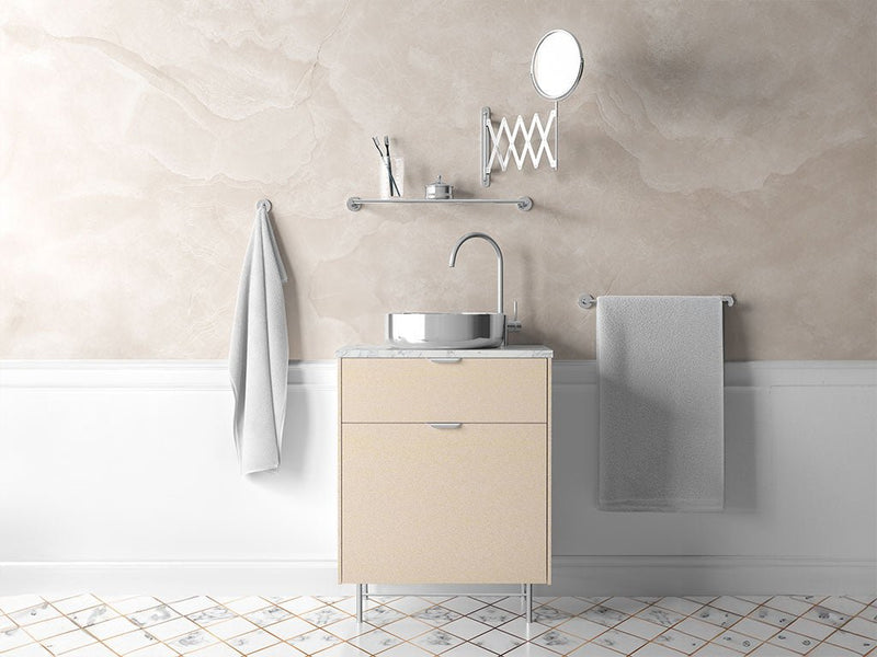 Avery Dennison™ SW900 Gloss Metallic Sand Sparkle Bathroom Cabinet Wraps