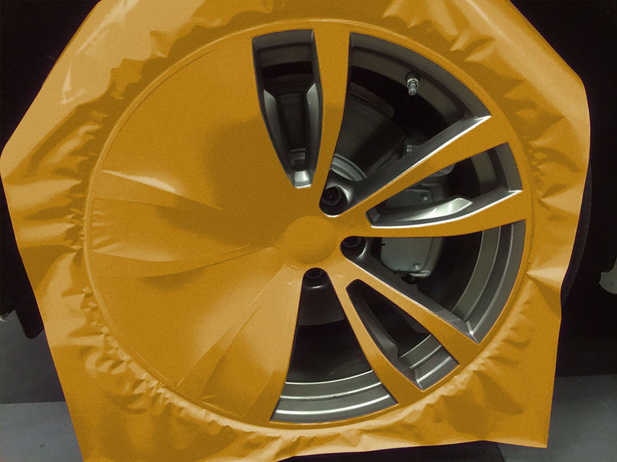 Avery Dennison™ SW900 Satin Gold Custom Wheel Installation Process