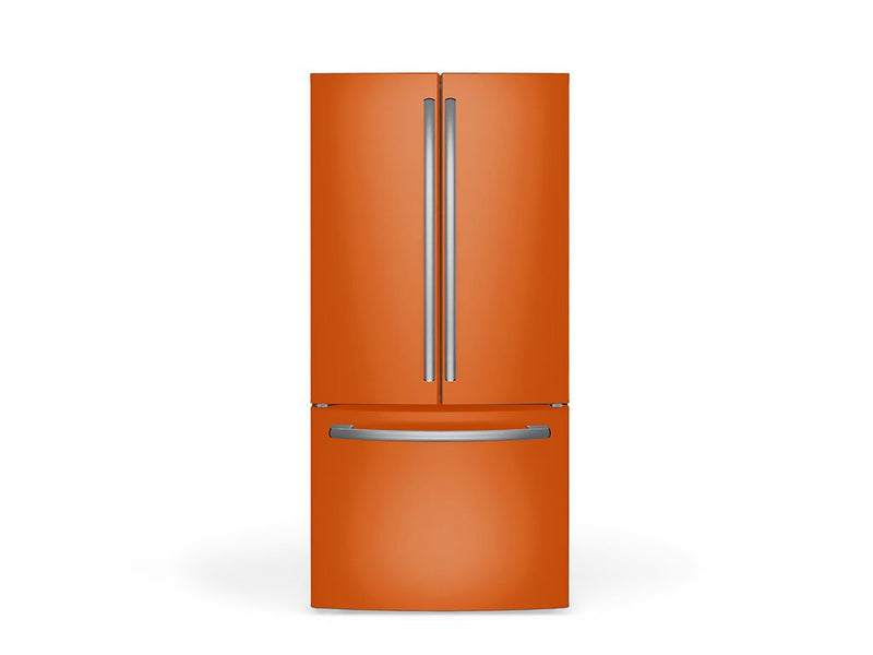 Avery Dennison SW900 Matte Orange DIY Built-In Refrigerator Wraps