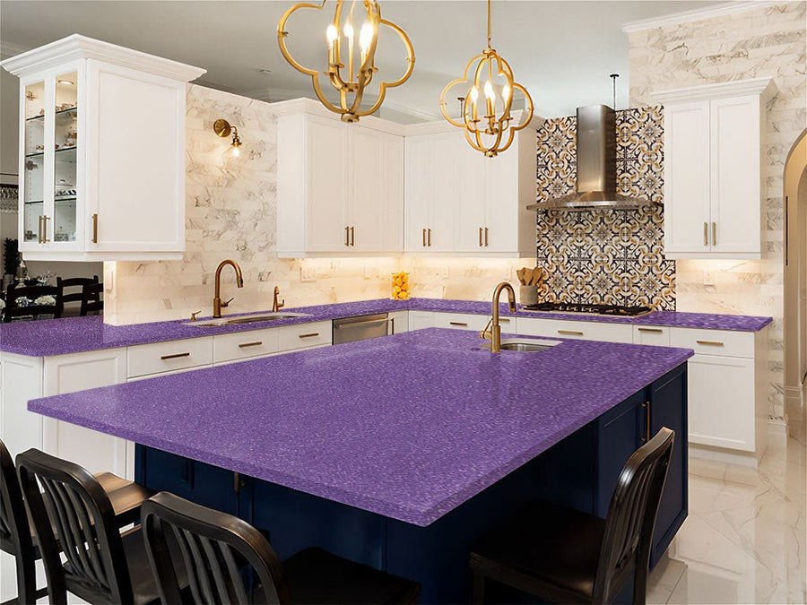 Avery Dennison SW900 Diamond Purple DIY Kitchen Counter Wraps
