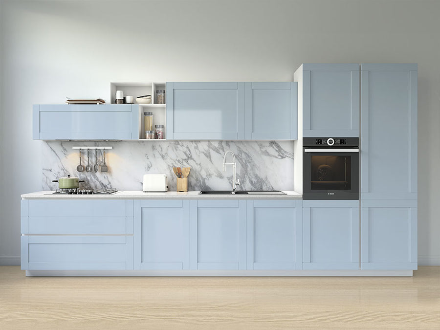 Avery Dennison™ SW900 Gloss Cloudy Blue Kitchen Cabinet Wraps