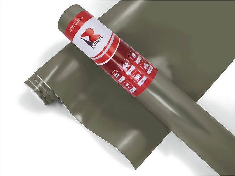 Avery Dennison SW900 Satin Khaki Green Bathroom Cabinet Wrap Color Film